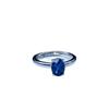 Niche Design Cultivates Ruby Sapphire Coconut Round Four-Claw Ring Women'S Fashion Simplicity Cultivates Colorful Treasure Women'S Ring