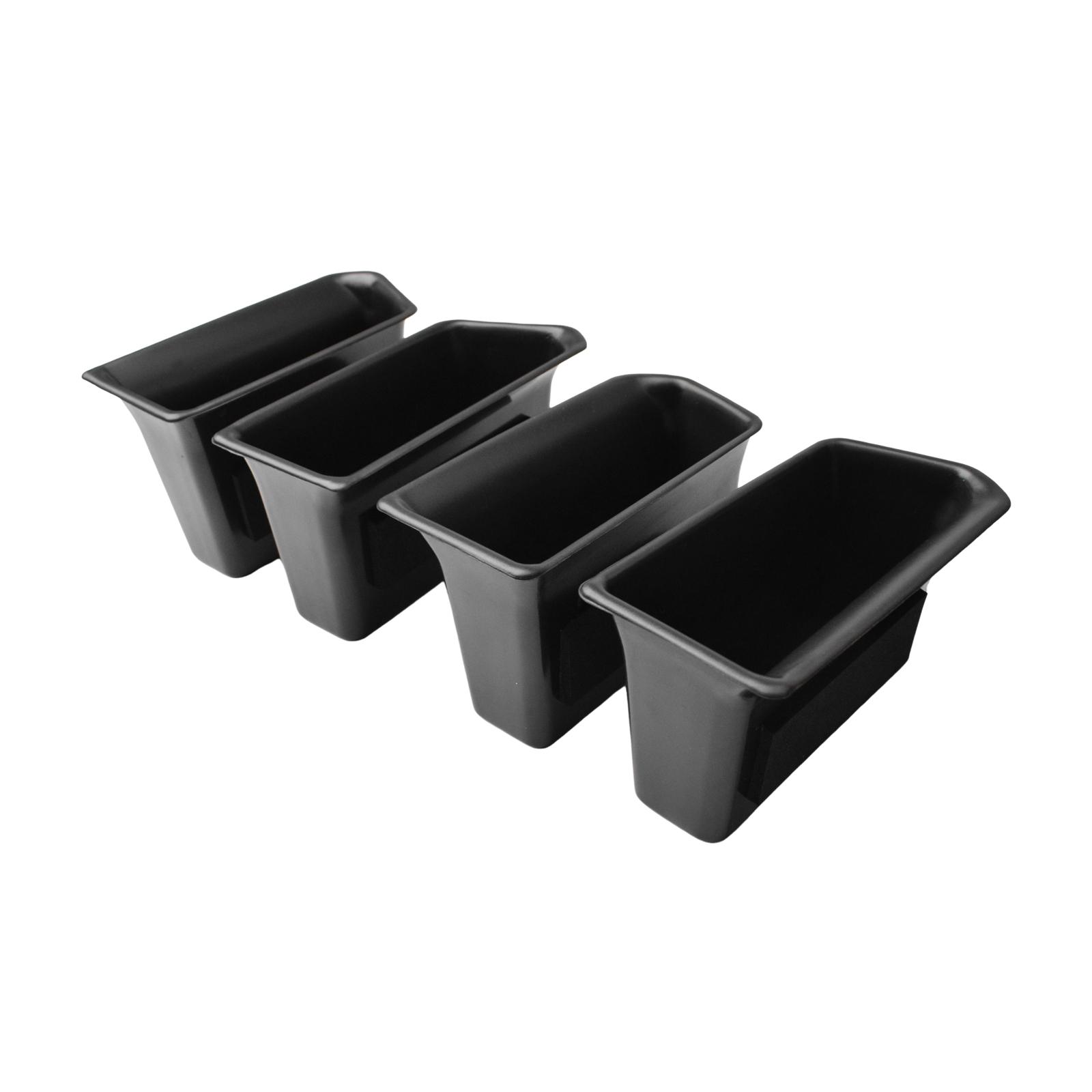 

4PCS Container Door Handle Storage Box For VW Atlas and Cross Sport Door Car Storage Organizer Box Tray Interior ABS Accessories