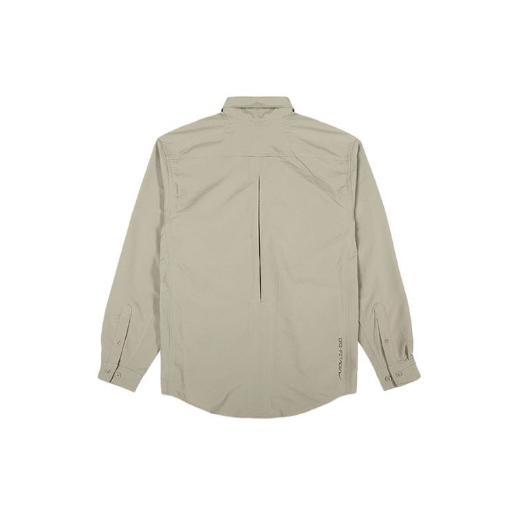 Nike Dri-Fit Adv Uv Devastation Trail Long Sleeve Jacket With Waterproof Pockets Men Tops Khaki DB1014-087