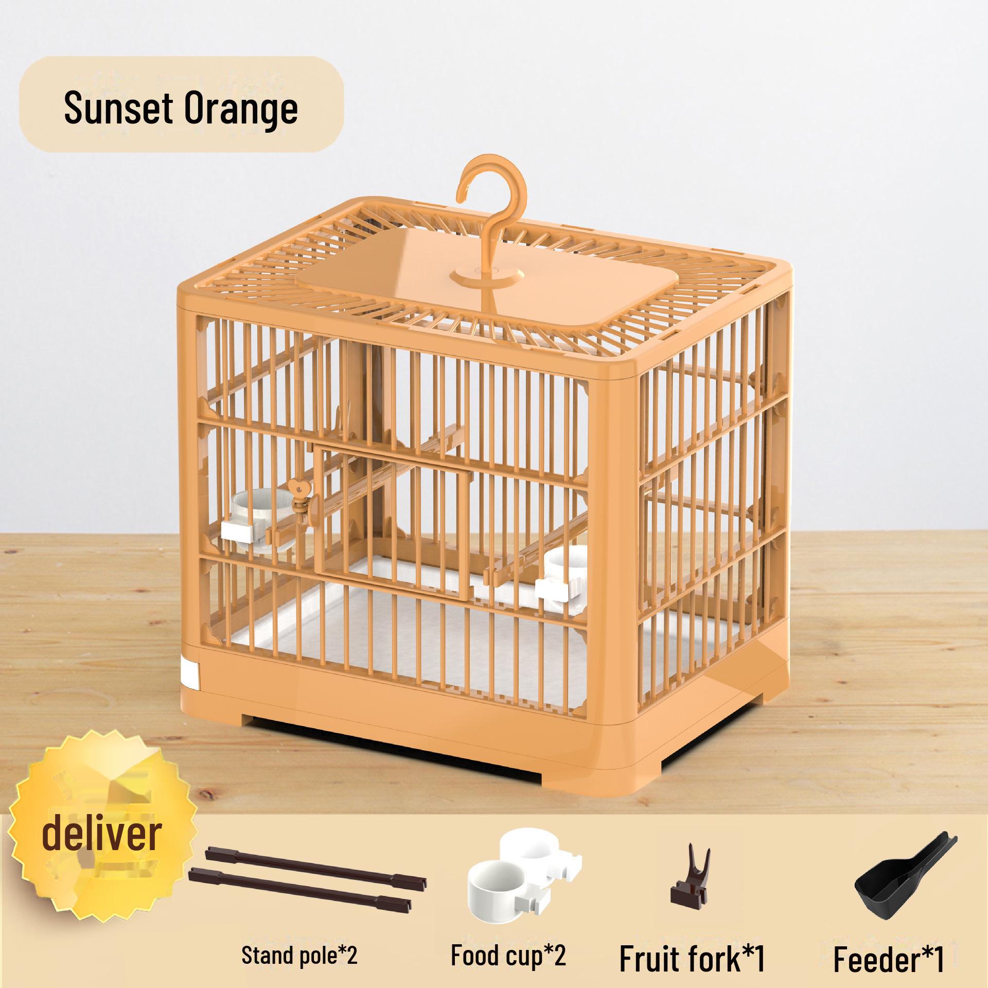 Складная большая клетка для попугаев — просторная, прочная для разведения