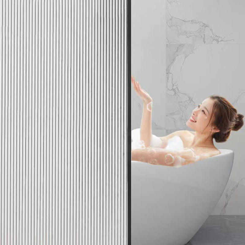 Window Film Frosted Glass Window Privacy Film No Glue Bathroom Window Privacy Film Static Cling Non-Adhesive Sun Blocking Heat