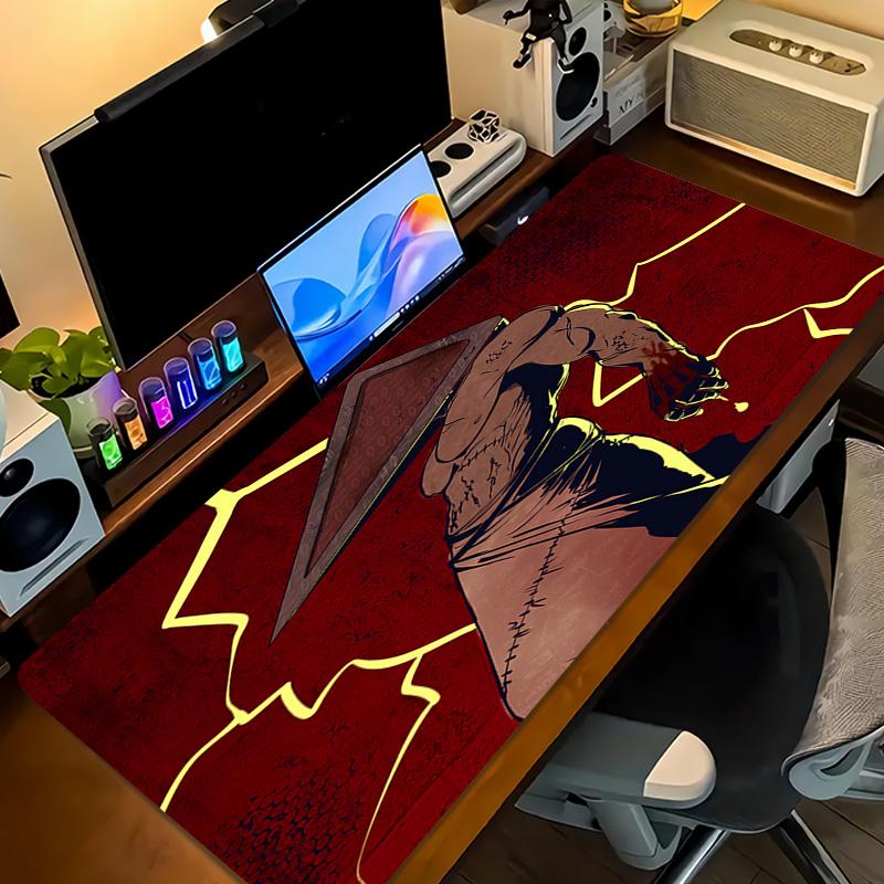 Pyramid Head Print Cushion Non-slip Laptop Tablet Big Mousepad XXL Mat Mini PC Playmat With Lock edge
