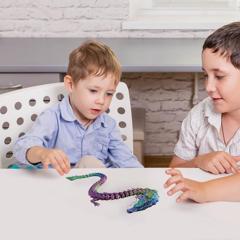 3D Printed Chinese Dragon Full Body Joints That Can Move Home Furnishings and Decorations Are Worth Collecting Creative Toys