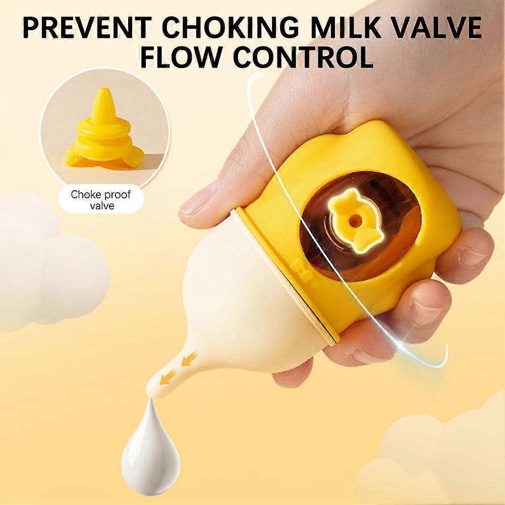 Biomimetic Anti-Choke Pet Milk Bottle Pet Feeder Bottle with Scale for Newborn Puppies Kittens
