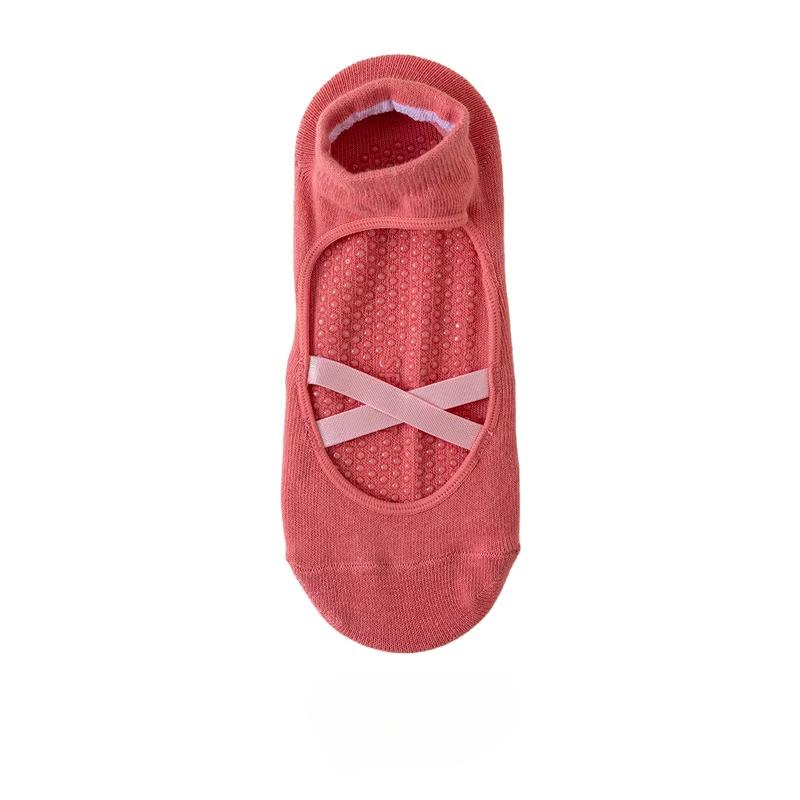 1pair Fashion Yoga Socks Anti Slip Women Professional Pilates Socks Cotton Dance Floor Trampoline Aerobics Fitness Sports Socks