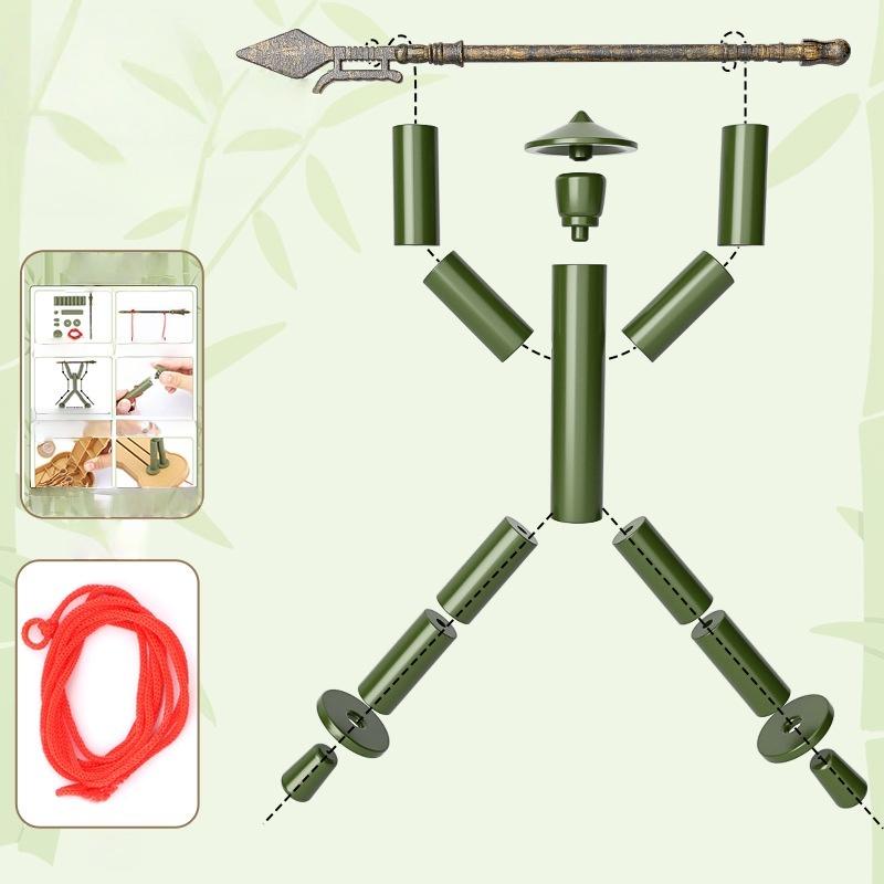 Hero Themed Zhujie Man Battle Toy 1 Set Double PK Puppet Fun Interactive Game for Children Family Gathering