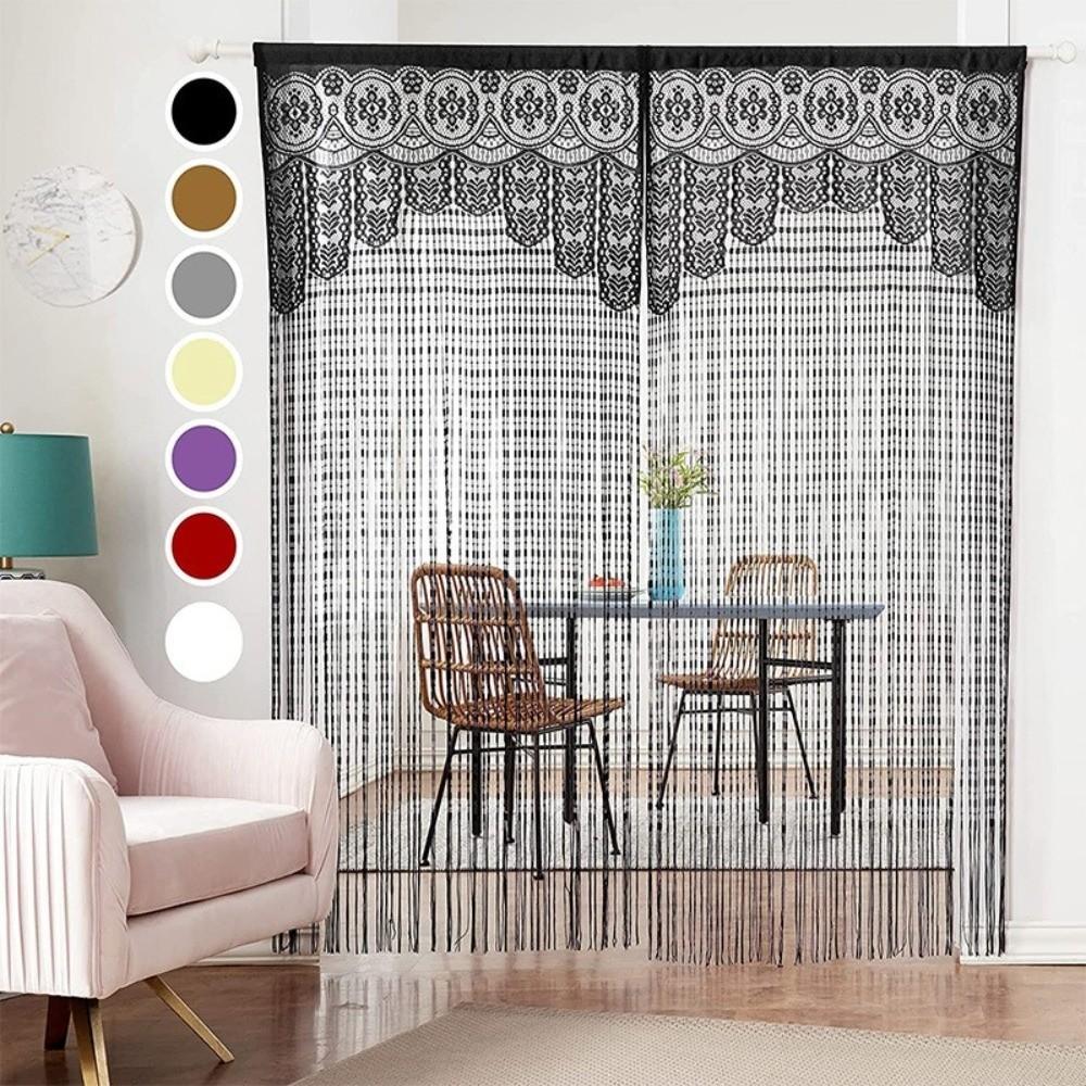 String Door String Curtain Jacquard Wall Closet Curtain Boho Door Drapes  Curtain Decorations