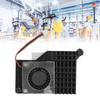 for Pi 5 Cooler Replacement Aluminium Alloy Temperature Controlled PWM Speed Control Cooling Fan for Pi 5 4GB 8GB