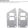 LS Swap Motor Mounts Adapter Plates - LS Conversion Adjustable Universal Swap Bracket Small Block,SBC Vehicle to LS Engine LS1 LS3 LS2 LQ4 LQ9 LS6