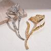 Pleated Flower Brooch Cold Wind Niche Accessories