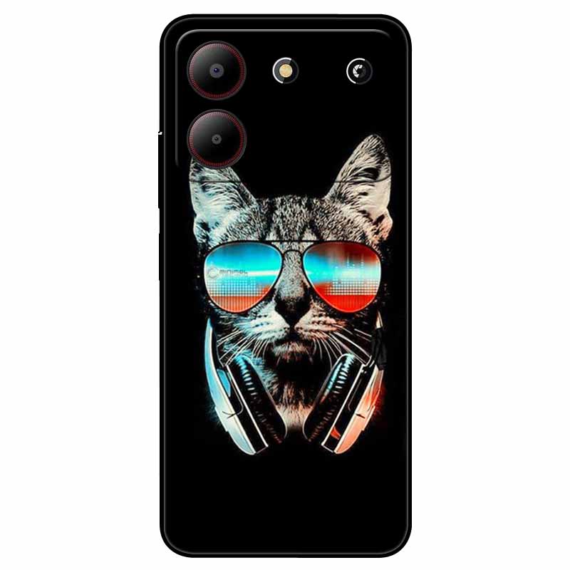For ZTE Blade A54 4G Case Shockproof TPU Soft Silicone Phone Covers for ZTE Blade A 54 Funda Painted on for BladeA54 Luxury Capa