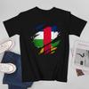 More Design Unisex Tshirt Central African Republic Tees Tshirt Oneck T Shirts Unisex Boys Clothing 100 Cotton
