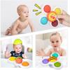 Suction Cup Toy Baby, Pack of 3 Sensory Funny Cartoon Water Toys for Children Toddler Baby From 18 Months