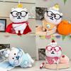 For 13cm Joke Bear Doll Clothes Fashion Clothes Bib Glasses Doll Clothes Color Match Triangular Scarf Dolls Accessories Cute Decoration Little Clothes