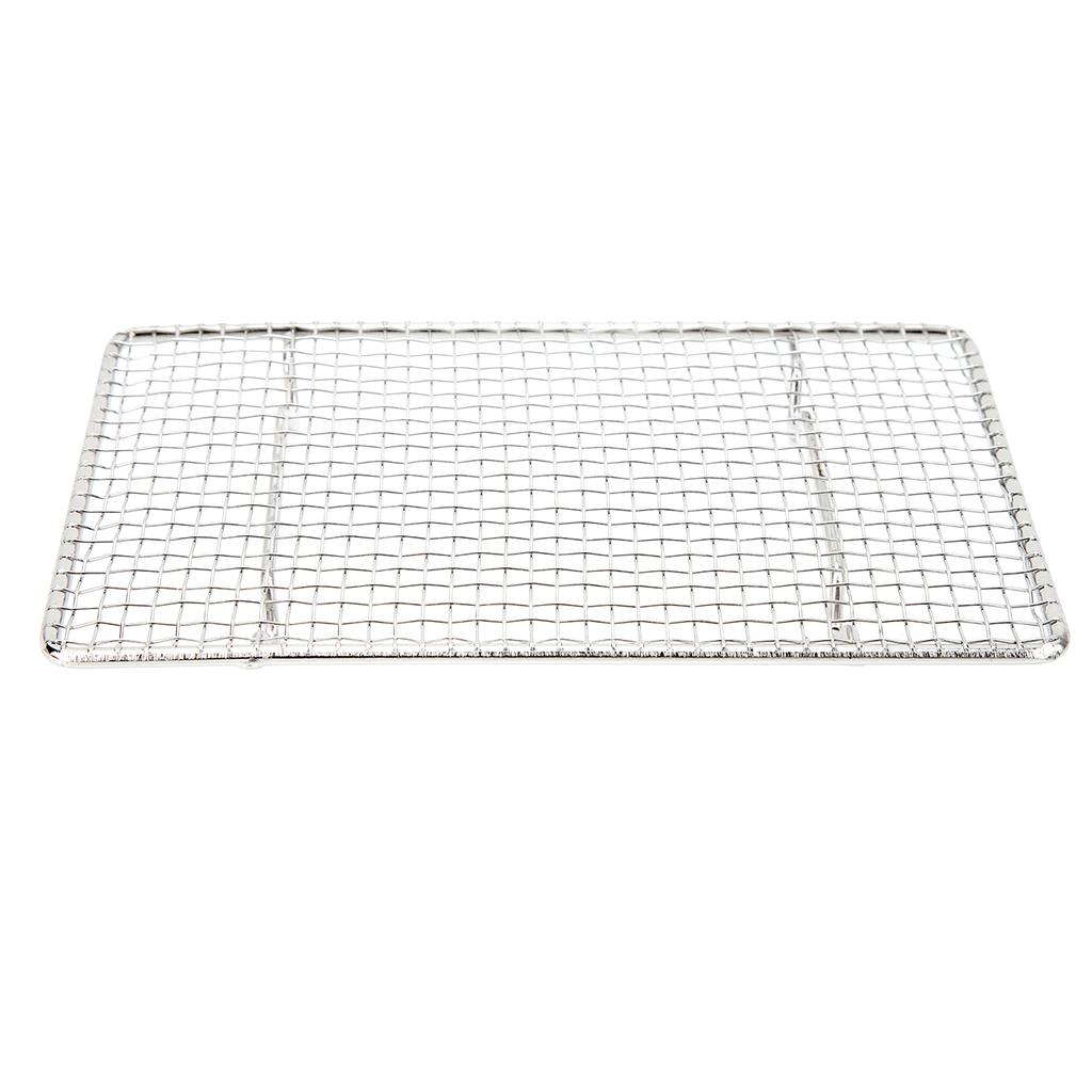 Grill Grate Dishwasher Safe Rectangular Rust Proof Stainless Steel Grill Mesh Rack for Barbecue