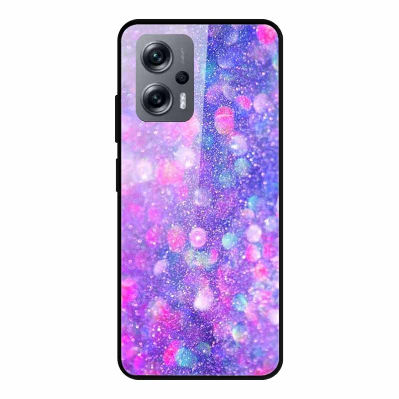 For Poco X4 GT Case Shockproof Tempered Glass Hard Back Cover For Xiaomi Poco X4 GT 5G Soft Bumper Coque PocoX4 GT X4GT Case