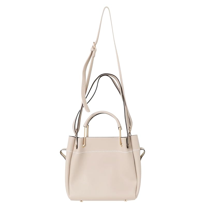 

[ANTIC RAG] white 4way mini bag ladies multi tote bag shoulder bag commuting bag office bag bag bag on hand Shoulder bag Smaller PC brand