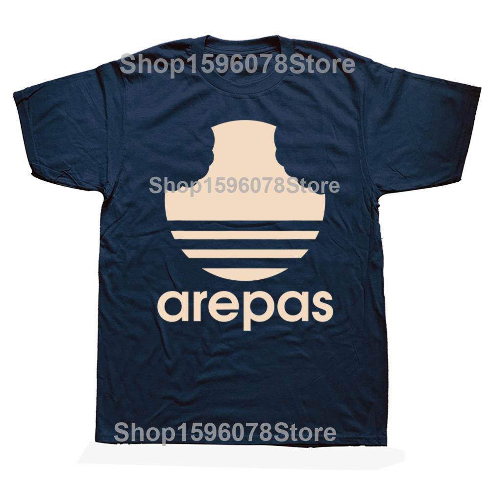 Arepas Funny Colombian Venezuelan Arepa T Shirts Summer Graphic Cotton Streetwear Venezuela Flag Gifts Tshirt Unisexs Clothing S