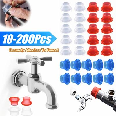 10-200 τμχ Βρύση στεγανοποιητική φλάντζα στεγανοποίησης βαλβίδα με σπείρωμα σωλήνα σιλικόνης Δακτύλιος στεγανοποίησης ροδέλας υδραυλικό βύσμα Αποτροπή διαρροής