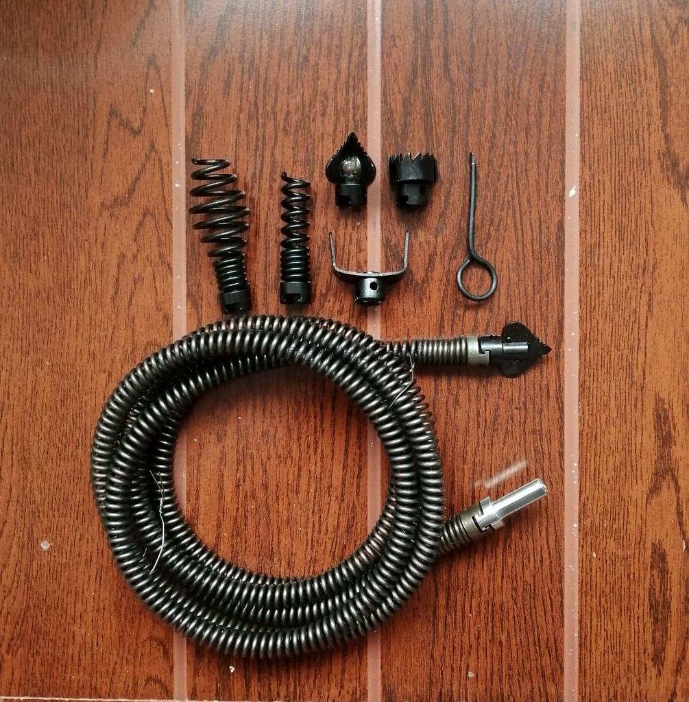 Elektryczny przepychacz do rur - elastyczna sprężyna 16 mm do rur