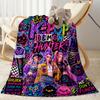 Huntrx Cyberpunk Fashion Blanket Comfortable Perfect for Chair Sofa Seaside All-Season Use Digital Print Best Holiday Gift for Friends Family