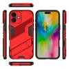 For iPhone 16 Plus Case PC+TPU Shockproof Phone Cover with Kickstand