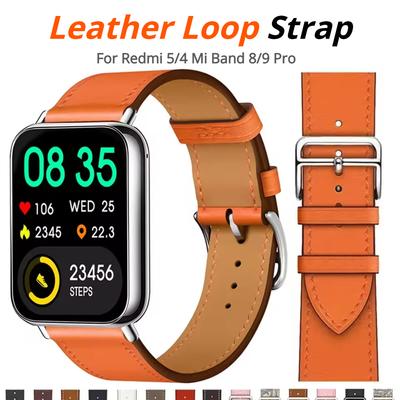 Leren Lusband voor Redmi Watch 5 Watch 4 Band voor Xiaomi Mi 9 Pro Active Polsband Armband Mi Band 8 pro Correa Accessoires