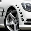 2-10 STÜCKE Autoaufkleber Pfote Tier Hund Katze Cooles Design Bärenfußabdrücke Fußabdruck Aufkleber Autoaufkleber für Auto Motorrad