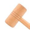 2Pcs Hammer Length 26cm Jewelry Hammer Wood color Metal Processing Tool  For DIY Repair