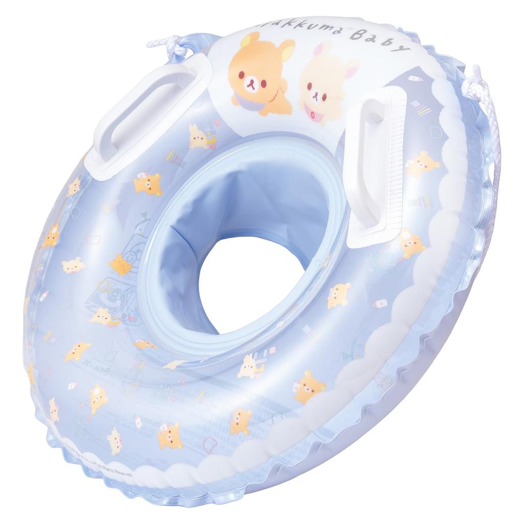 Maruka Rilakkuma Baby 55cm Foot-In Swim Ring for Water Play, Pool, and Beach (Item No. 177779)