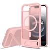 Black Apple 16 Stand Phone Case: 2-in-1 Drop-Proof Magnetic Protective Case for 15 Pro Max.