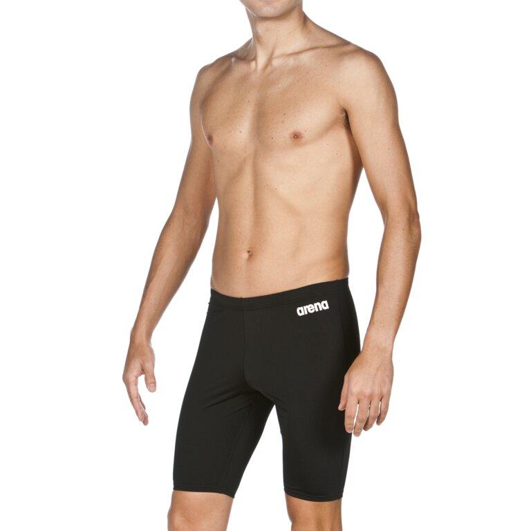 Arena Stroje Pływackie Men's Solid Jammer Black White 2A256/55 D1/152