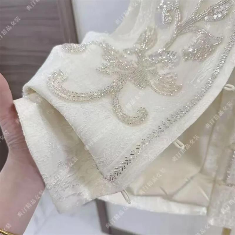 Women's Dingzhu Chinese Style Sequin Vest Summer Top Heavy Industry Embroidery Early Spring Chinese Style Top