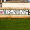 Camouflage We Are So Proud Of You Backdrop Banner,Veterans Day Memorial Day Independence Day Deployment Returning Back Military Army Retirement Party