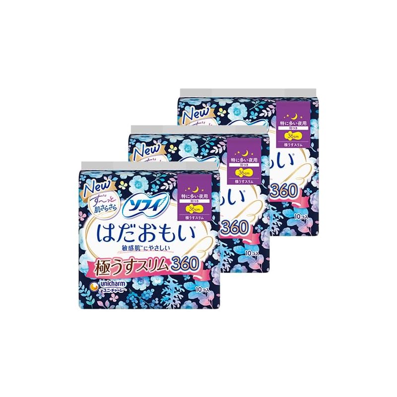 

[Bulk purchase] Sophie Hadamoi Extremely thin and slim Especially for night use with wings 36cm 10 pieces x 3 pieces set (total 30 pieces)