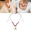 Shell Flower Pendant Necklace Ethnic Style Clavicle Chain Choker Neck Chain