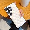 Fashion Small Fragrance Lambskin Leather Phone Case For Samsung Galaxy S26 Ultra S25 S24 Plus Luxury Shockproof Protective Cover