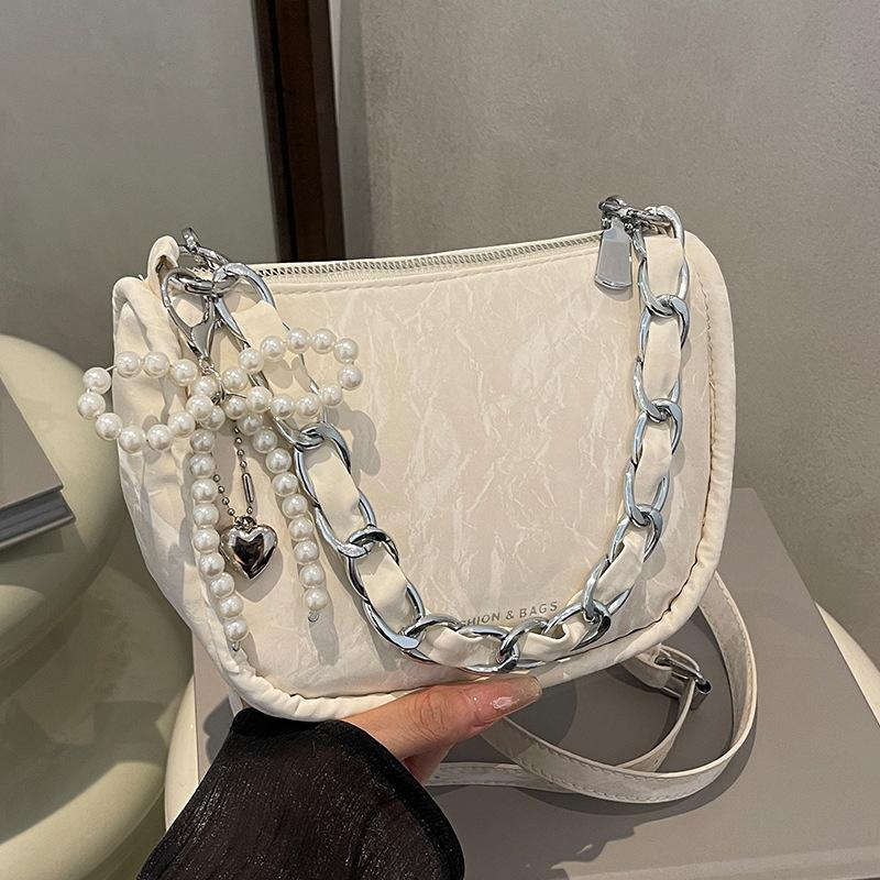High-end Niche Bag, Fashionable Crossbody Bag, Single-shoulder Saddle Bag