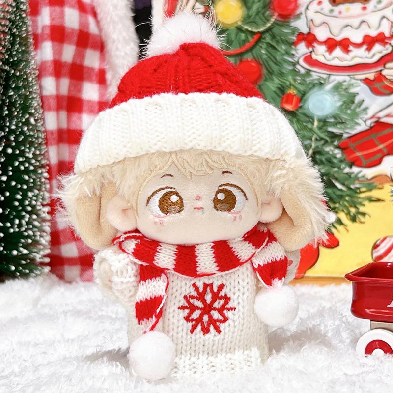 Labubu Christmas Outfits for 17cm Vinyl Dolls - First & Second Gen Accessories