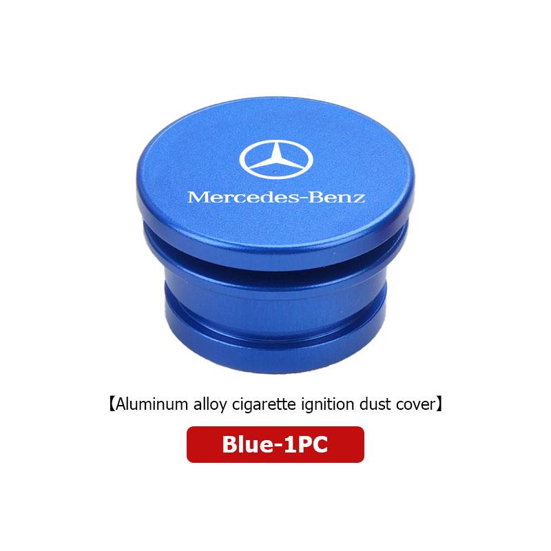 BKS2 Car Cigarette Lighter Dust Cap Aluminum Alloy Auto Accessories For Mercedes Benz AMG A C E S G Class W201 W210 W108 W204 W205