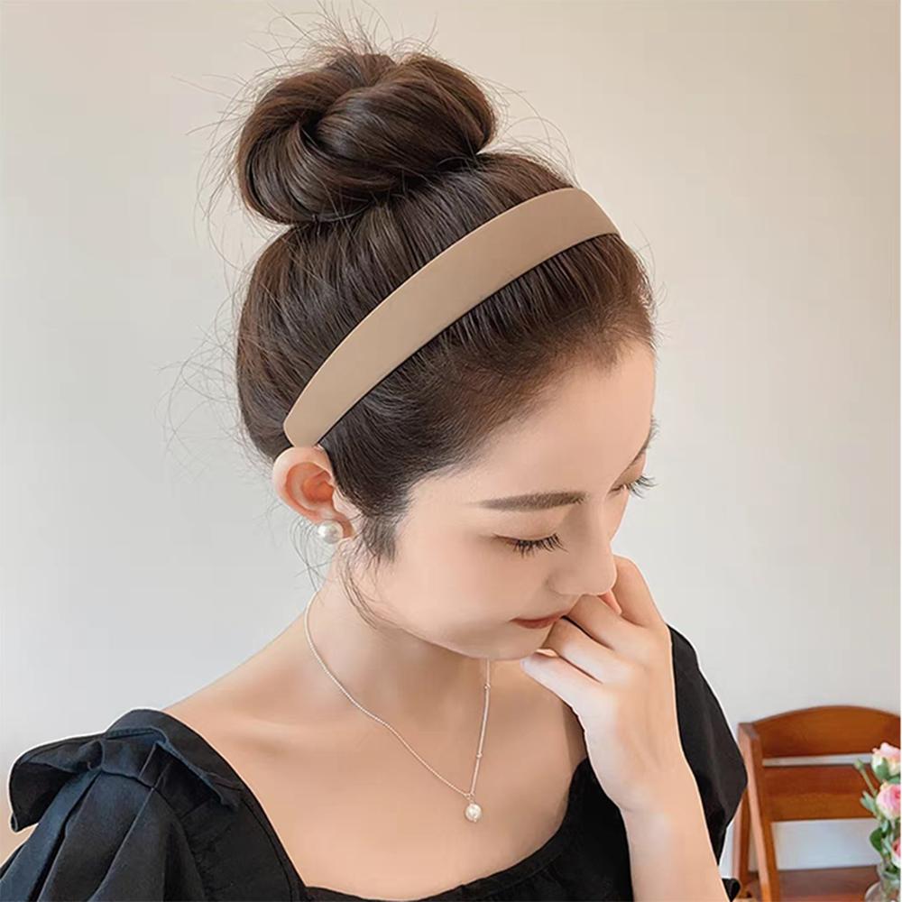 Set da 3 pezzi Stile Europeo e Americano Nero Khaki Fasce per Capelli Cerchietti per Donne Ragazze Uomini Sport Lavarsi il Viso Accessori per Capelli Coreani Strumento