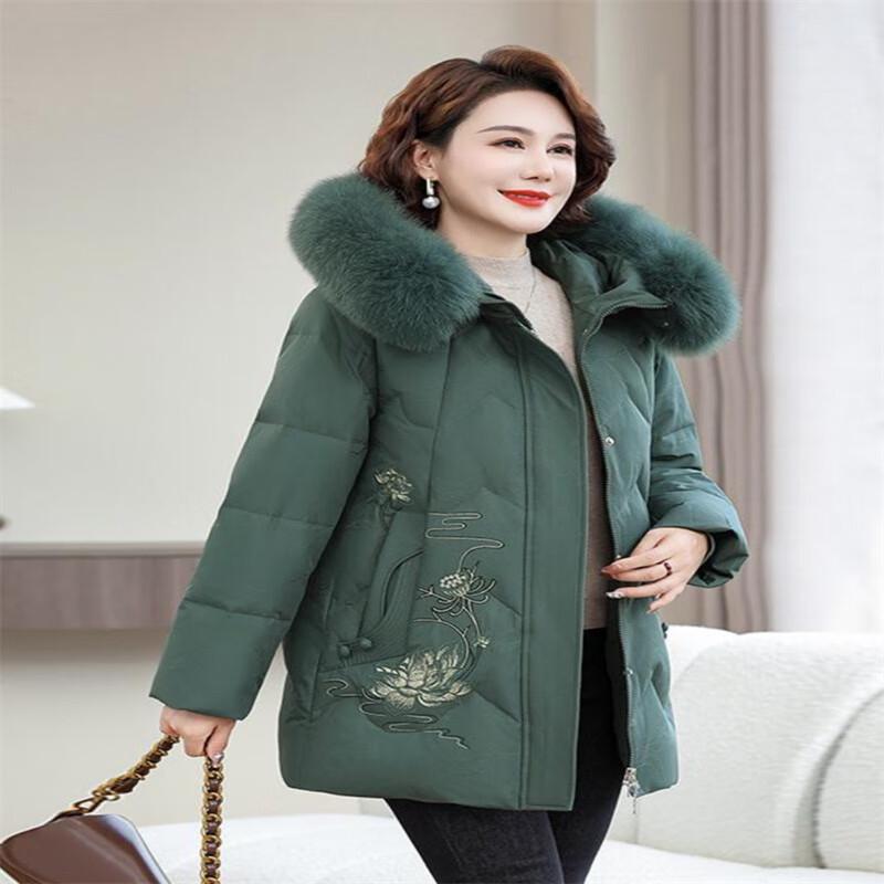Snow Flying 2024 Women's Fur Collar Thick Down Jacket