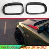 For Dodge Charger 2016- Carbon Fiber Style Rearview Mirror Rain Shade Rainproof Blades Car Back Mirror Eyebrow Rain