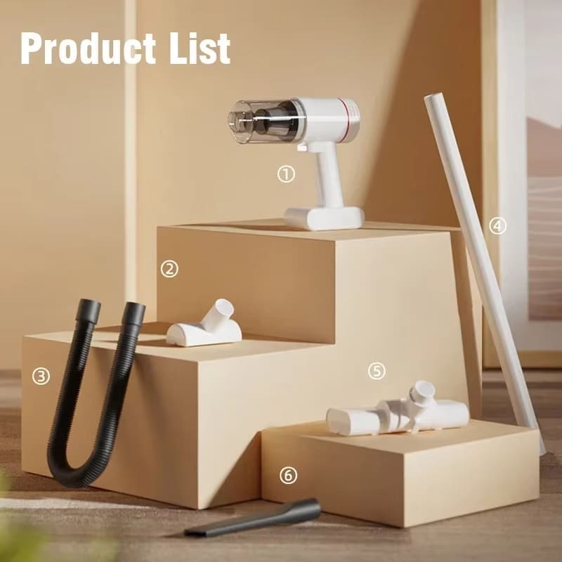 Car Wireless Handheld Vacuum Cleaner Car with Strong Suction Power Wireless High Power Portable Cleaning Robot Household Vacuum Cleaner