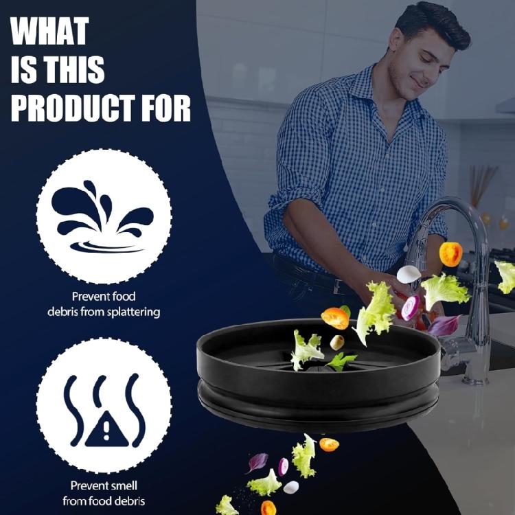 Pair of Rubber Guards Compatible Standard Garbage Disposals Stain Kitchen Sink Protectors