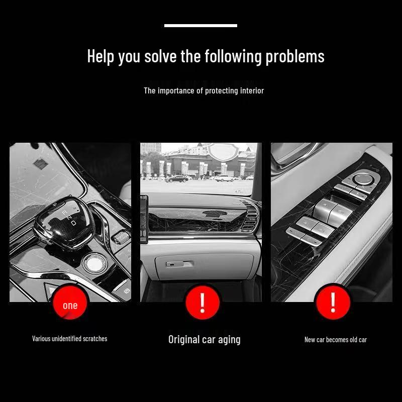 Zeekr 001 Interior TPU Screen Protector for Center Console & Navigation (26 Models)