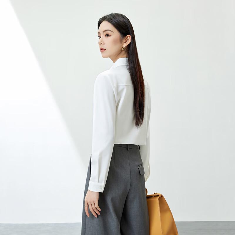 Women's Wrinkle-Resistant Long-Sleeve Formal Shirt