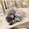 Cartoon Animals Plush Pencil Case Soft And Cute Creative For Girls Niche Student Stationery Desktop Pencil Storage Bag