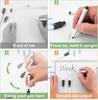 50-200 Pcs Black Magnetic Dry Erase Markers with Eraser Cap, White Board Mini Dry erase Markers Bulk, for Office School Supplies