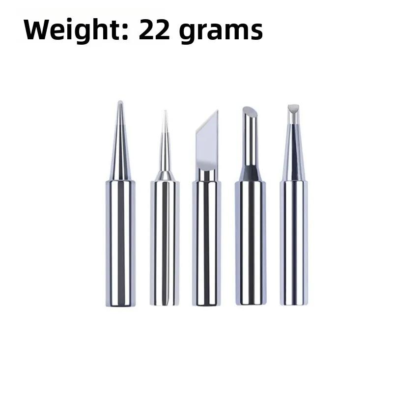 Soldering Iron Tips 5packs 900M-T Series K/SK/B/I/IS/1C/2C/3C/4C/2.4D/3.2D Lead-Free Welding Head BGA Soldering Tool Accessories